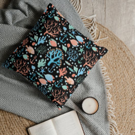 Dark Pattern Dark Kissen