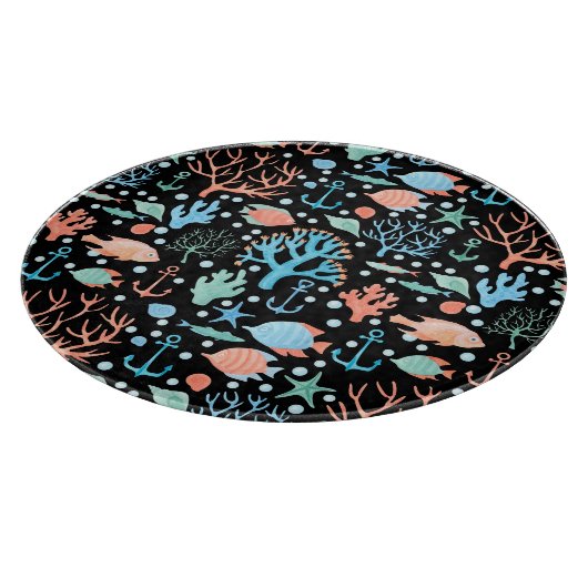 Dark Pattern Dark Schneidebrett (Ecke)