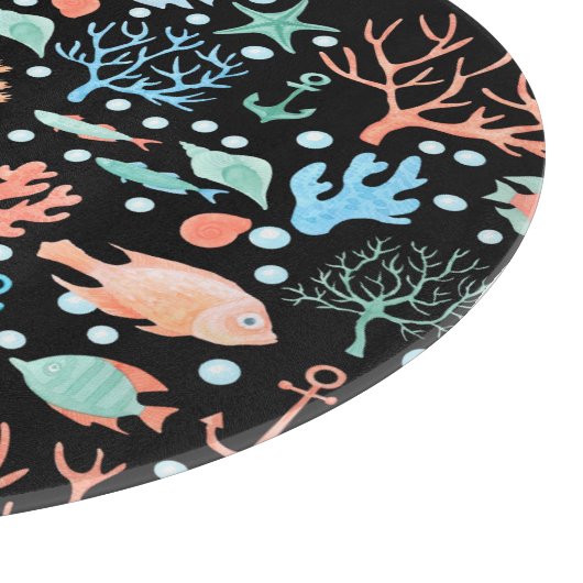 Dark Pattern Dark Schneidebrett (Ecke)