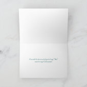 Dark Peach Lily Bridesmaid Request Card Einladung (Innenseite)