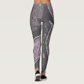 Dark Pearls AI art Leggings (Rückseite)