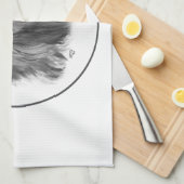 Dark Pekingese Küchentuch (Viertel Falte)