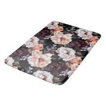 Dark Peonies Floral Pattern