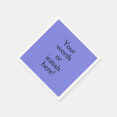 Dark Periwinkle Lila Custom Serviette (Ecke)