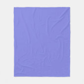Dark Periwinkle Lila Fleece Blanket (Vorderseite)