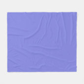 Dark Periwinkle Lila Fleece Blanket (Vorderseite (Horizontal))