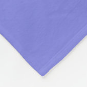 Dark Periwinkle Lila Fleece Blanket (Ecke)
