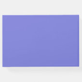 Dark Periwinkle Lila Gästebuch (Rückseite)