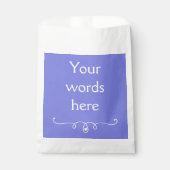 Dark Periwinkle Lila Geschenktütchen (Vorderseite)