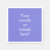 Dark Periwinkle Lila Napkins Serviette (Vorderseite)