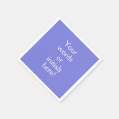 Dark Periwinkle Lila Napkins Serviette (Ecke)