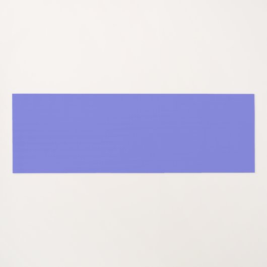 Dark Periwinkle Lila Yogamatte (Rückseite (Horizontal))