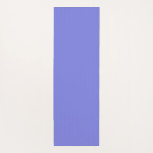 Dark Periwinkle Lila Yogamatte (Rückseite)