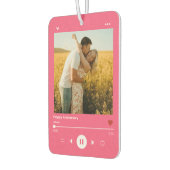 Dark Pink 10th Anniversary Photo Music Player Autolufterfrischer (Links)
