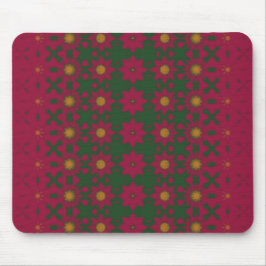 Dark pink and green Mouse pad Mousepad