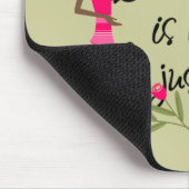 Dark Pink Fashion Mousepad (Ecke)