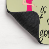 Dark Pink Fashion Mousepad (Ecke)