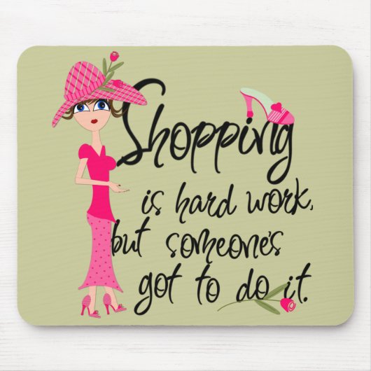 Dark Pink Fashion Mousepad (Vorne)