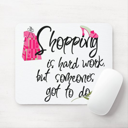 Dark Pink Fashion Mousepad (Mit Mouse)