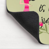 Dark Pink Fashion Mousepad (Ecke)