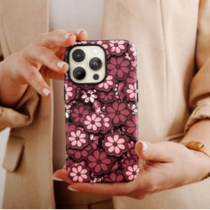 Dark Pink Hippie iPhone   60er Hippie iPhone 13 Case-Mate iPhone Hülle