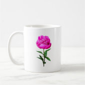 Dark Pink Peony Kaffeetasse (Links)