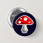 Dark Pixel Mushroom Button (Vorne & Hinten)