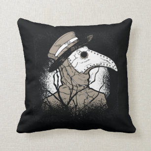 Dark Plague Doctor Kissen