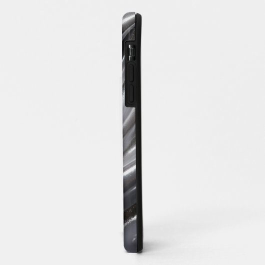 Dark Platinum Silver Glitzer - Glitzer Case (Hinten/Links)