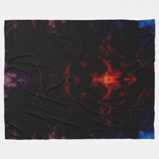 Dark Presence Fleecedecke (Vorderseite (Horizontal))