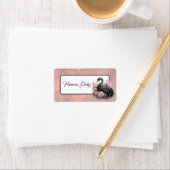 Dark Princess Girl Address Adressaufkleber (Insitu)