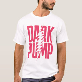 Dark Pump Glitch Tee – Modernes Neon-Typografie-Sh