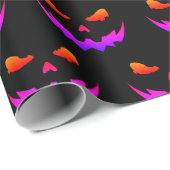 Dark Pumpkin Glow Geschenkpapier (Rolleneckpunkt)