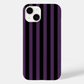 Dark purple and black stripes Case-Mate iPhone hülle (Rückseite)