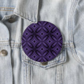 Dark Purple Colored Retro Pattern Button (Beispiel)