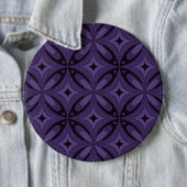 Dark Purple Colored Retro Pattern Button (Beispiel)