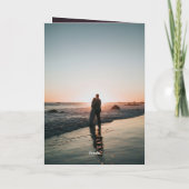 Dark Purple Fine Art Floral Elegant Wedding Einladung (Rückseite)