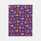Dark Purple Fleecedecke (Vorderseite)
