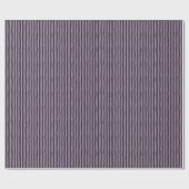 Dark Purple & Gray Wonky Stripes Geschenkpapier (Flach)