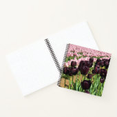 Dark Purple & Pink Tulips Notizblock (Innenseite)