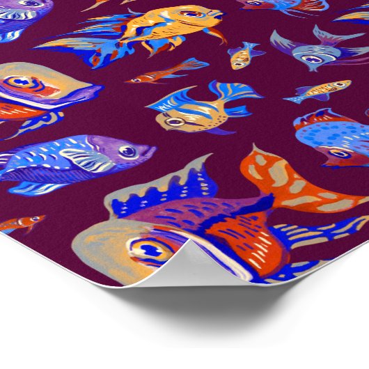 Dark Purple Poster (Ecke)