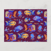 Dark Purple Postkarte (Vorderseite)