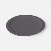 Dark purple textured surface swirling pattern pappteller (Schrägansicht)