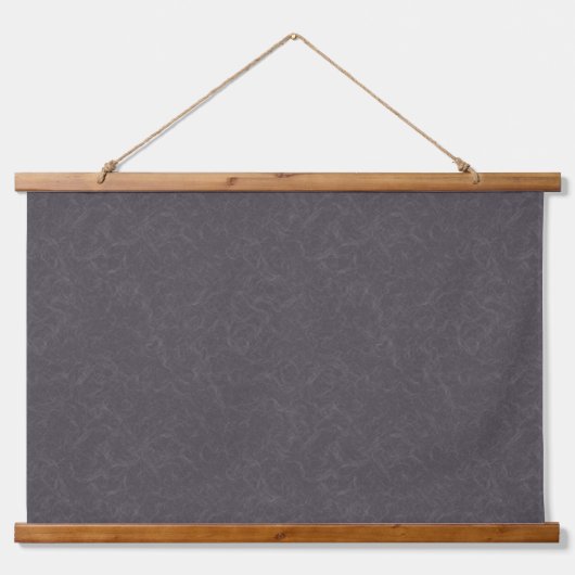 Dark purple textured surface swirling pattern wandteppich mit holzrahmen (Vorne)