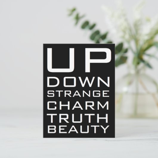 Dark Quark Postkarte (Stehend Vorderseite)