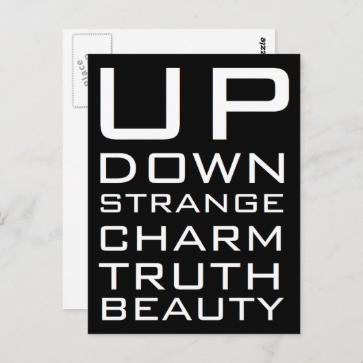 Dark Quark Postkarte (Vorne/Hinten)