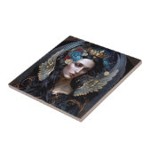 Dark Queen Angel Fantasy Art Fliese (Seite)