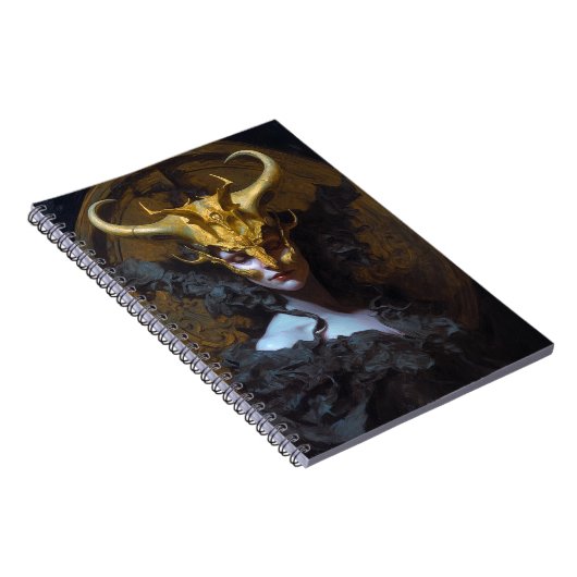 Dark Queen Fantasy Art Notizblock (Rechte Seite)