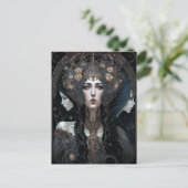 Dark Queen Fantasy Art Postkarte (Stehend Vorderseite)
