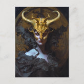 Dark Queen Fantasy Art Postkarte (Vorderseite)